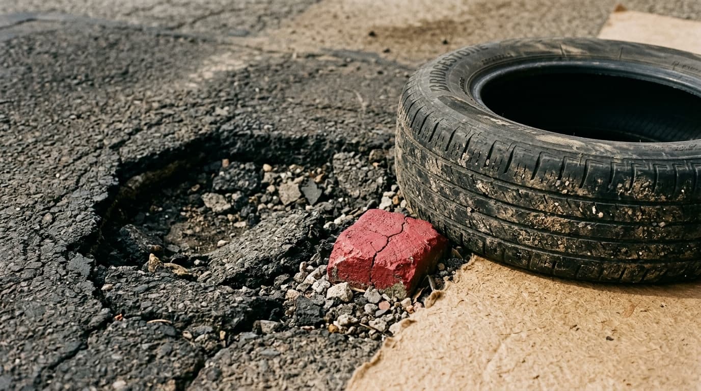 Nid-de-poule et assurance auto : le calcul